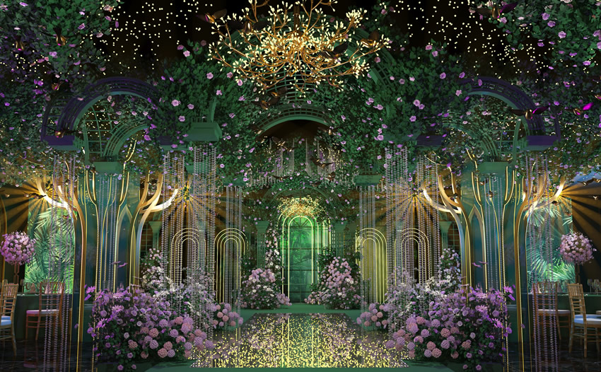 岚皋奇妙森林婚礼堂效果展示